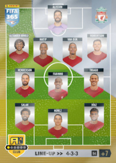 Line-up Liverpool 2023 FIFA 365 Line-up #94